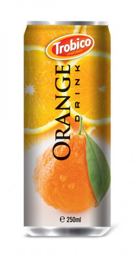 520 Trobico Orange drink alu can 250ml
